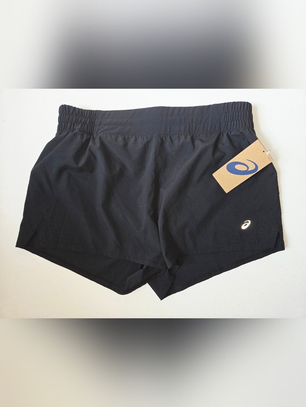 NWT ASICS Black Performance Running Shorts - Size medium